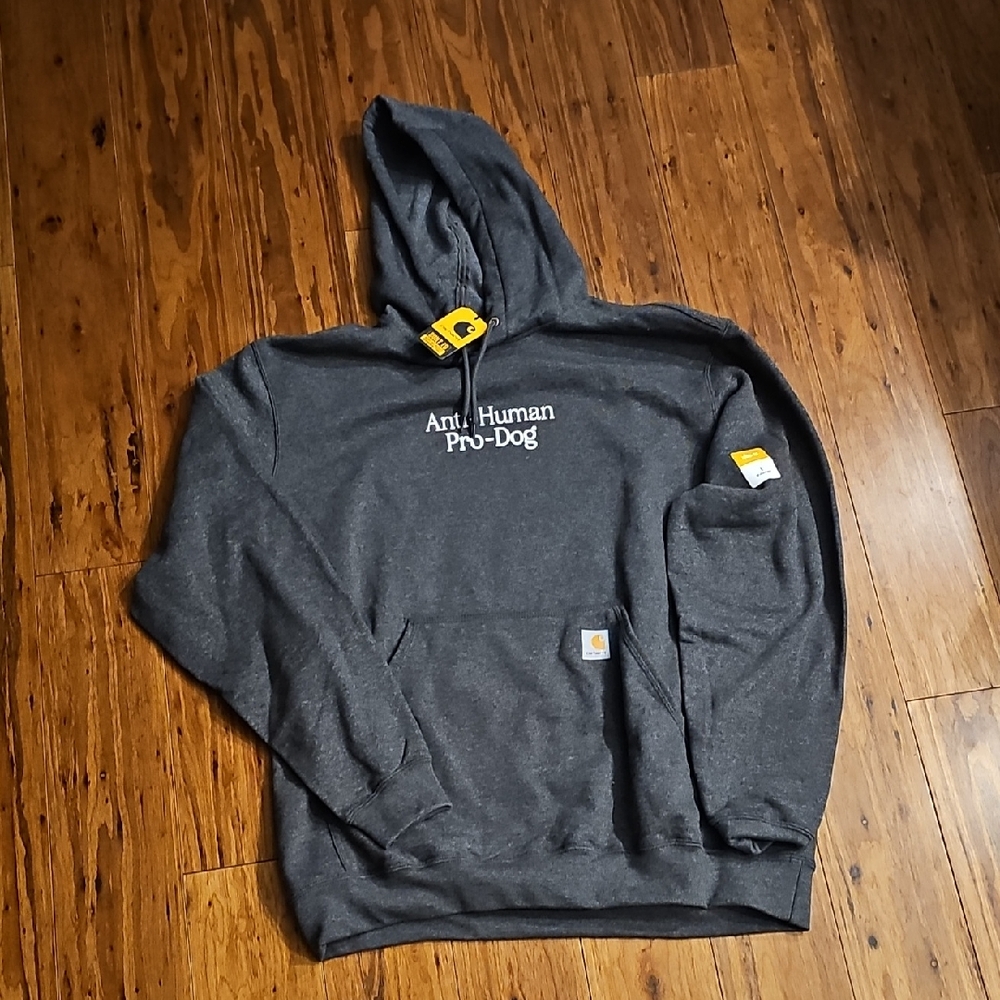 Carhartt Barstool Sports Anti Human Pro Dog Hoodie Large